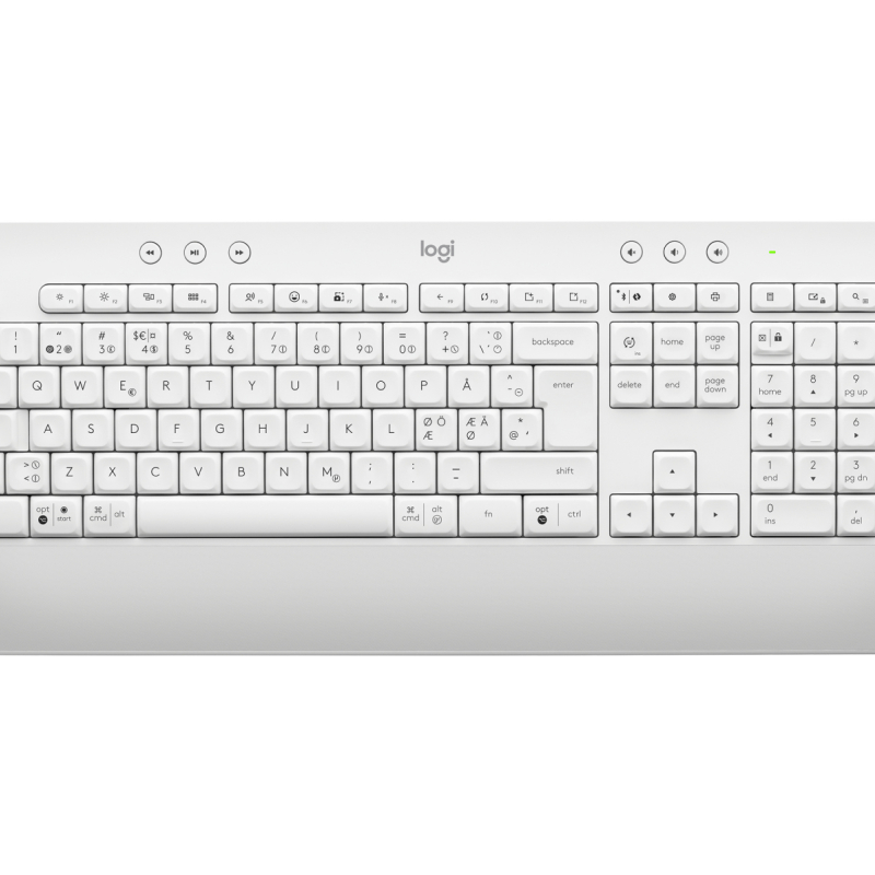 Logitech Signature K650 toetsenbord RF-draadloos + Bluetooth Deens, Fins, Noors, Wit | Switch Shop
